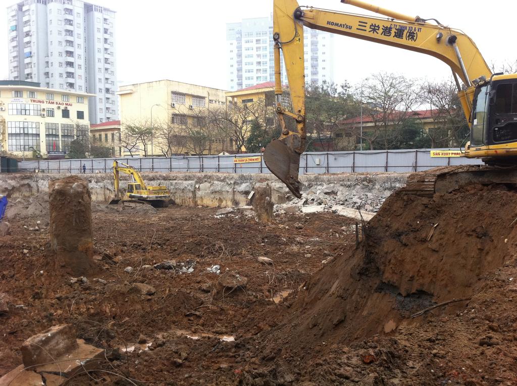 san lắp mặt bằng dự án